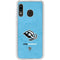 NHL Utah Mammoth Distressed Blue Galaxy A20 Clear Case